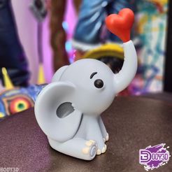 hfgdjgfhdjj-00;00;00;00-9.jpg 3D file Cute Elephant ( Supportless )・3D printer model to download
