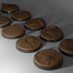 40mm-rocky-ground-overview.png 10x 40mm bases with rocky ground (+toppers)