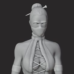 Behance1.jpg Файл 3D Милина из Мортал Комбат・Шаблон для 3D-печати для загрузки