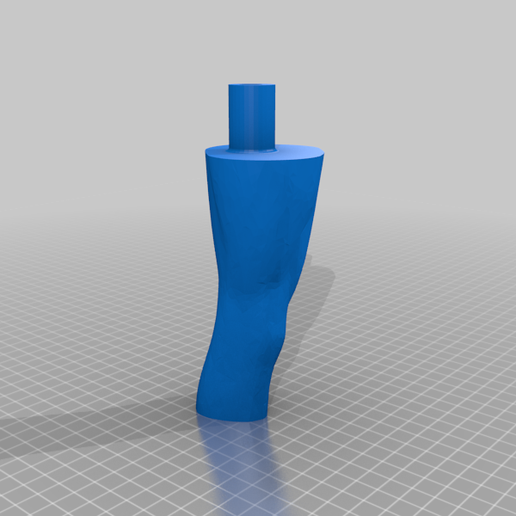 LegLamp_Leg-upper.png Download free STL file A Christmas Story Leg Lamp - Biggerized • 3D printer template, rebeltaz