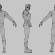 Wireframe.png Superman Lowpoly Rigged