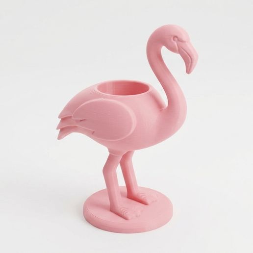 Flamingo Planter – Support-Free 3D Printable Plant Pot