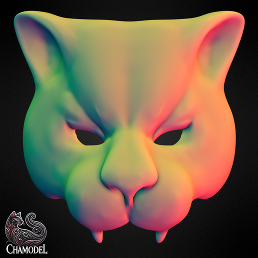 🦑 Squid Game Panther VIP Mask For Cosplay・ 3D File for 3D printing・Cults