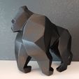 kong orlinski Gorilla Gorilla LowPoly polygon Polygon Gorilla polygonal