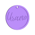 Dije Redonde 50mm Urano.stl Planets Charms