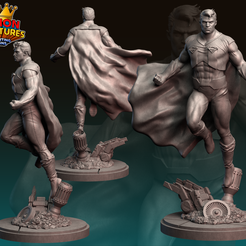 sup1.png STL file Marvel crisis protocol superman stan lee presupported included・3D print design to download