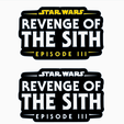 Screenshot-2024-04-26-155725.png STAR WARS - REVENGE OF THE SITH - EPISODE III Logo Display by MANIACMANCAVE3D