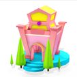 0.jpg HOUSE HOME CHILD CHILDREN'S PRESCHOOL TOY 3D MODEL KIDS TOWN KID VILLAGE