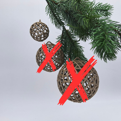 Design-ohne-Titel-4.png Fichier STL gratuit Voronoi Christmas Ornament - Décoration de l'arbre de Noël・Design à télécharger et à imprimer en 3D