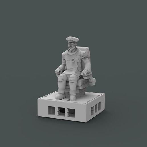 🪑 CAPTAIN CHAIR CREW FOR 3D PRINTING・ STL File for 3D printing・Cults