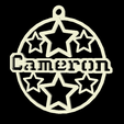 Cameron.png US Names Christmas Xmas Decoration