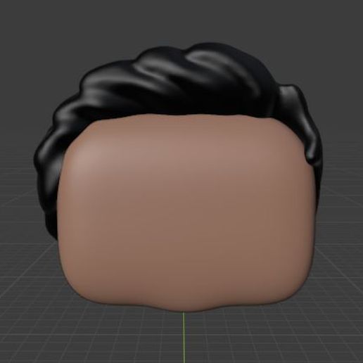 HAIR 85 CUSTOM POP 3D model