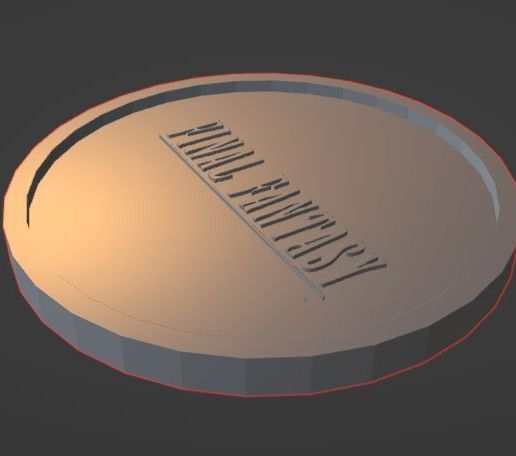 Chocobo - final fantasy - Coin for tcg STL File for 3D printingCults