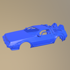 A028.png STL file DeLorean DMC-12 BTTF 1981 Printable Car Body・Template to download and 3D print