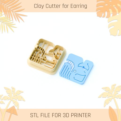 Square Whale Clay Cutter