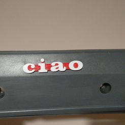 IMG_20220504_201441.jpg STL file PIAGGIO CIAO PX SIDE BADGE・3D printing template to download