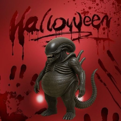 👽 alien chubby・ STL File for 3D printing・Cults
