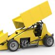 1.jpg Diecast Pavement Winged Sprint car Scale 1:25