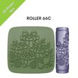 etsy-view66C.jpg Holiday Centerpieces Texture Rollers for clay, Lanterns & Candles, Greens and Logs, Amaryllis, Gift Boxes,  Set #66