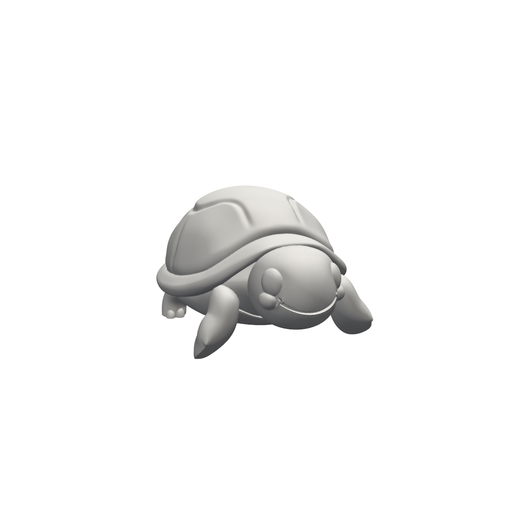 Cute Chubby Turtle | 3D Printable STL