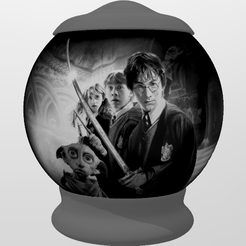 Capture.png STL file Harry Potter Litho Lamp・3D printing design to download, Balooo