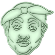 Tupac_e.png Tupac cara cookie cutter