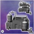 4.jpg Futuristic western water storage building with pipes and tank (3) - Future Sci-Fi SF Post apocalyptic Tabletop Scifi Wargaming Planetary exploration RPG Terrain