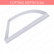 1-4_Of_Pie~5.25in-cookiecutter-only2.png Slice (1∕4) of Pie Cookie Cutter 5.25in / 13.3cm