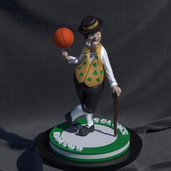 4a17c74f-638d-4861-b0df-6349c29911e8.jpg 3D file Boston Celtics NBA team Mascot Lucky The Leprechaun STL・Template to download and 3D print