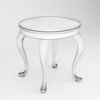 Wireframe_1.jpg Classic Side Table 001