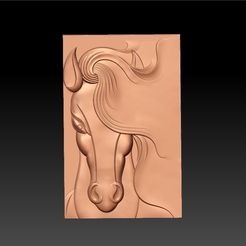 HorseHeadLL1.jpg STL-Datei horse kostenlos・3D-druckbare Vorlage zum herunterladen, stlfilesfree