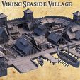 Viking-Seaside-Village-p1.jpg Viking Seaside Village - Tabletop Terrain - 28 MM