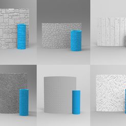 collage_final.jpg 6 Texture Roller for Wargaming & DND (seamless)