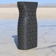 Keymod VFG v1.png Keymod Vertical Grip - Hex Pattern