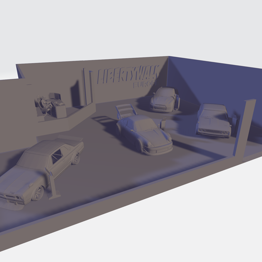 🚗 Car Showroom diecast・ STL File for ・Cults