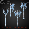 1.png Chaos and Kharne Axes KitBASH Pack 2