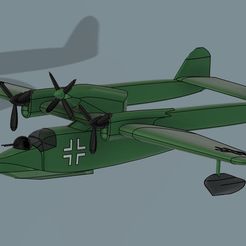 2022-10-20_20-30-05.jpg Файл STL Blohm & Voss BV 138B・3D-печатная модель для загрузки