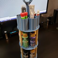 f7f253a7-0098-4449-8150-f2cde096f0bc.jpg Free STL file Paint Carousel for 2fl oz containers・3D print design to download