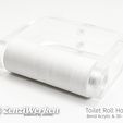 c329d3f7804b6adbd054ba6278eed421_display_large.jpg Бесплатный STL файл Toilet Roll Holder 'Clear & Clean'・Шаблон для загрузки и 3D-печати