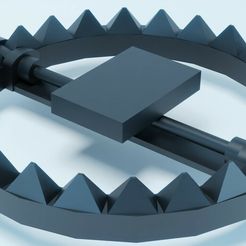 bear-trap.jpg OBJ file dear trap・3D printer model to download