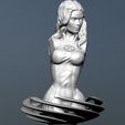 Preview16.jpg Invisible Woman Bust - Fantastic Four 3D print model
