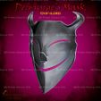 5.jpg Demiurge Mask Cosplay Overlord - STL File 3D print model