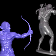 preview7.png Goblin archer model for 3D print