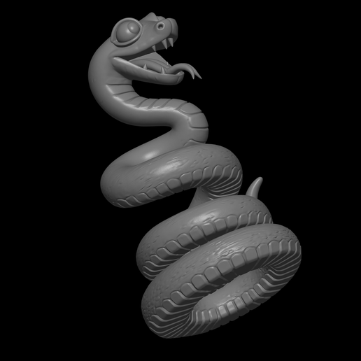 🐍 snake model・ STL File for 3D printing・Cults