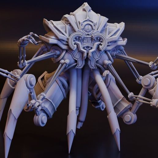 render_modron_planar_incarnate_1.jpg Modron Planar Incarnate, Gargantuan Fiend (DND / TTRPG)