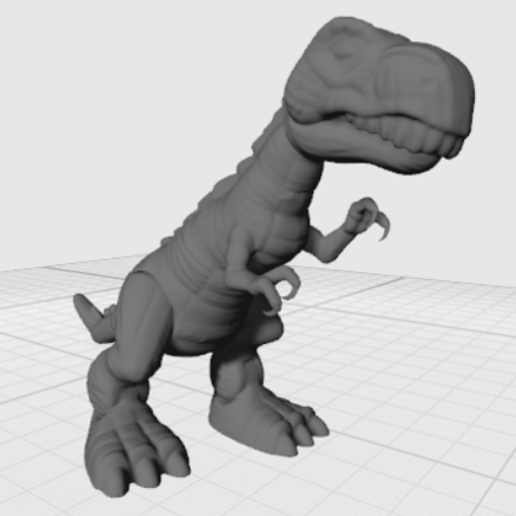 t rex flexible 3D model