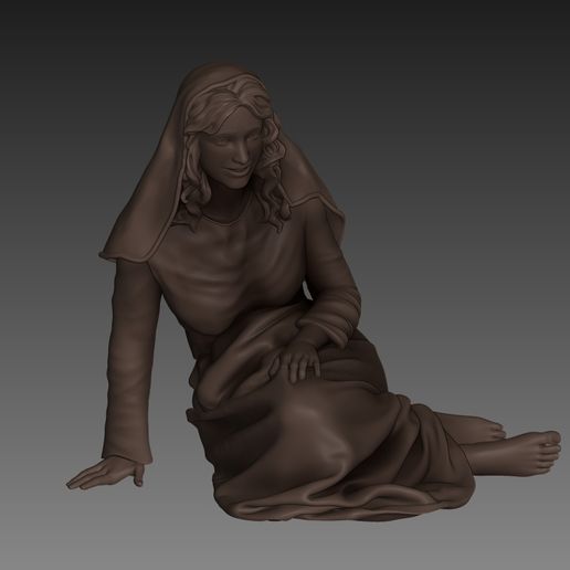 3D model of Mary – the mother of Jesus 3D model