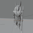 6.png Ancient Egyptian Anubis Statue - 3D Printable Model