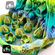3.png Xenomorph Egg Incense Burner / 3MF Included / No Supports