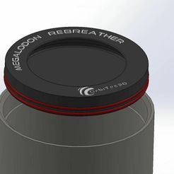 Canister-lid3.jpg MEG / Megalodon CCR Rebreather Canister cover / lid (Airtight)